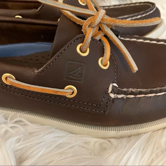 Sperry A/O Leather Boat Shoe - Picture 10 of 13